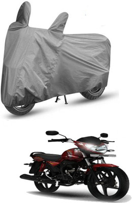CoverXpert Two Wheeler Cover for Mahindra(Pantero, Grey)