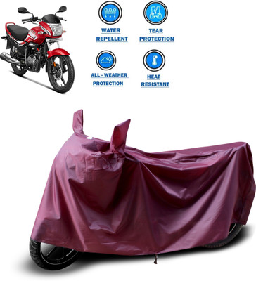CODOKI Waterproof Two Wheeler Cover for Hero(Super Splendor, Maroon)
