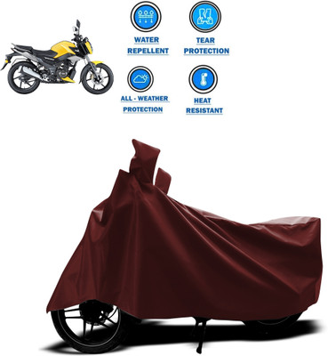 CODOKI Waterproof Two Wheeler Cover for TVS(Maroon)