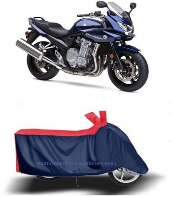 DSAMI Two Wheeler Cover for Suzuki(Bandit, Blue)