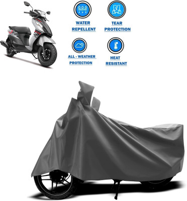 PAGORA Two Wheeler Cover for Suzuki(Let's, Grey)
