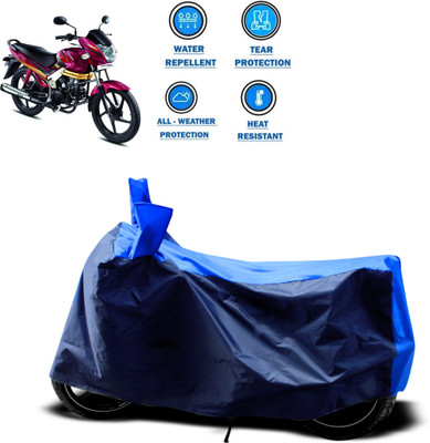 PAGORA Two Wheeler Cover for Mahindra(Centuro Rockstar, Blue)