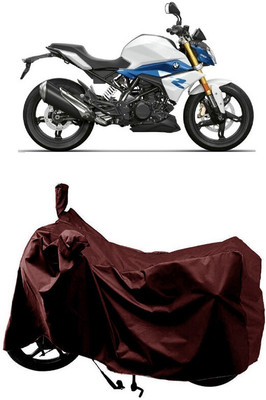 SUGASHRI Waterproof Two Wheeler Cover for BMW(G 310 R, Maroon)