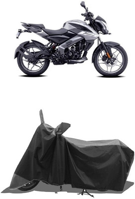 SUGASHRI Waterproof Two Wheeler Cover for Bajaj(Pulsar NS125, Grey, Black)