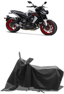 SUGASHRI Waterproof Two Wheeler Cover for Yamaha(MT 09, Grey, Black)