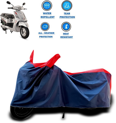 CODOKI Two Wheeler Cover for Hero(Electric NYX e5, Red)