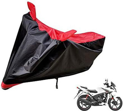 SK AUTO Waterproof Two Wheeler Cover for Hero(Ignitor, Black, Red)