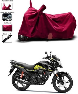 SK AUTO Waterproof Two Wheeler Cover for Honda(SP125, Maroon)