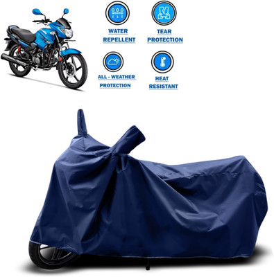 PAGORA Two Wheeler Cover for Hero(Glamour FI, Blue)