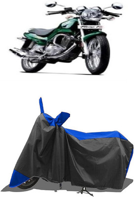 SUGASHRI Waterproof Two Wheeler Cover for TVS(Fiero FX, Blue, Black)
