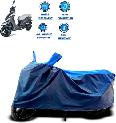 CODOKI Two Wheeler Cover for Ampere(Magnus BS6, Blue)
