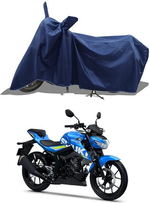 SK AUTO Two Wheeler Cover for Suzuki(GSX, Blue)