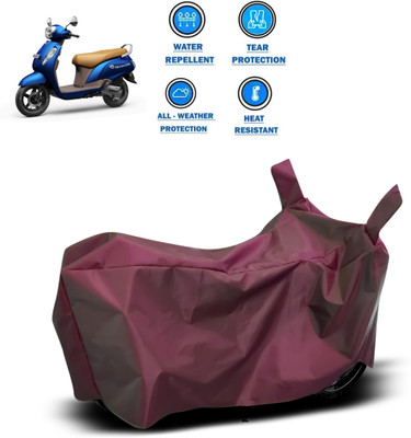 CODOKI Waterproof Two Wheeler Cover for Suzuki(New Access 125, Maroon)