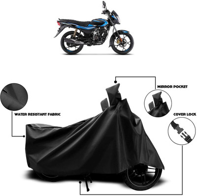 smwzxyu Waterproof Two Wheeler Cover for Bajaj(Black)