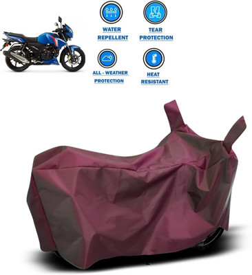 CODOKI Waterproof Two Wheeler Cover for TVS(Apache RTR 180, Maroon)