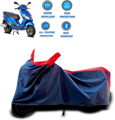 PAGORA Two Wheeler Cover for Bajaj(Blade 125, Red)