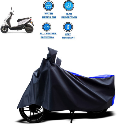 CODOKI Two Wheeler Cover for Ampere(REO, Blue)