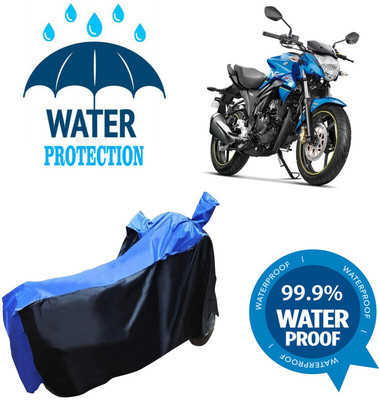 Mdstar Waterproof Two Wheeler Cover for Suzuki(Gixxer Special Edition BS6, Multicolor)