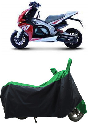 Coxtor Waterproof Two Wheeler Cover for TVS(Creon BS6, Green)