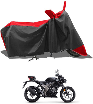SK AUTO Two Wheeler Cover for Suzuki(GSX, Red)