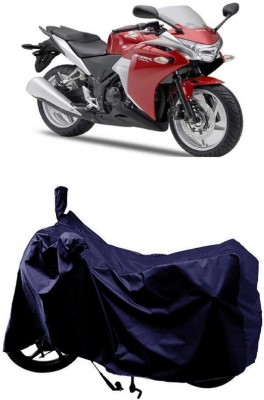 SUGASHRI Waterproof Two Wheeler Cover for Honda(CBR 250R, Blue)