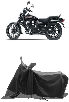 SUGASHRI Waterproof Two Wheeler Cover for Bajaj(Avenger 150 Street, Grey, Black)
