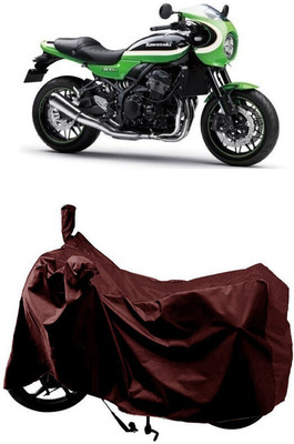 SUGASHRI Waterproof Two Wheeler Cover for Kawasaki(Z900 RS Cafe Racer, Maroon)