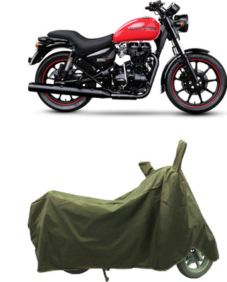 Coxtor Waterproof Two Wheeler Cover for Royal Enfield(Thunderbird 350, Gold)
