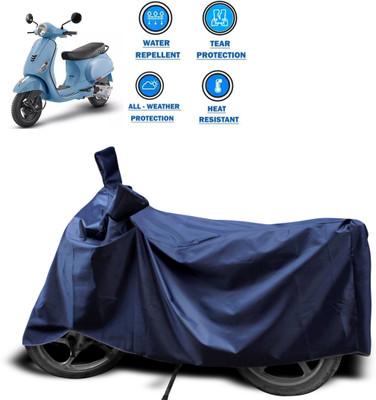 PAGORA Two Wheeler Cover for Piaggio(Vespa LX 125, Blue)
