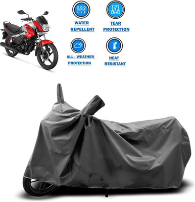 CODOKI Two Wheeler Cover for Hero(Passion Pro i3S, Grey)