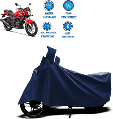 CODOKI Two Wheeler Cover for Hero(Hunk, Blue)