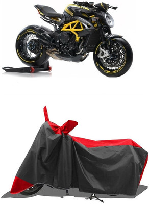 SUGASHRI Waterproof Two Wheeler Cover for MV Agusta(Dragster800 RR, Red, Black)