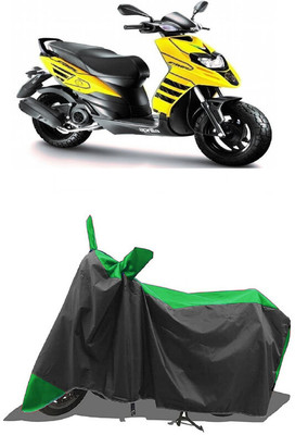 SUGASHRI Waterproof Two Wheeler Cover for Aprilia(Storm 125, Green, Black)