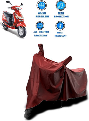 CODOKI Waterproof Two Wheeler Cover for Mahindra(Duro DZ, Maroon)