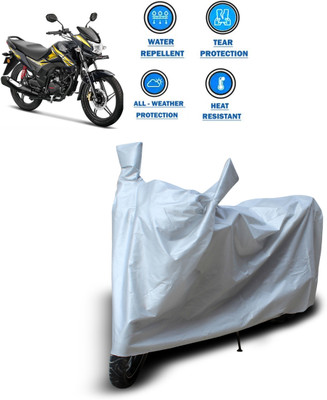 CODOKI Two Wheeler Cover for Honda(CB Shine, Silver)