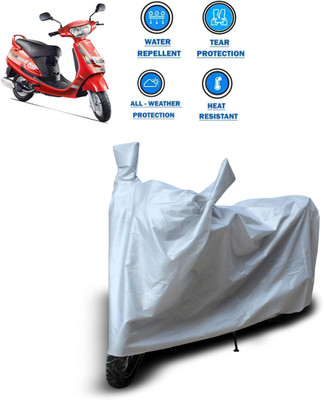 CODOKI Two Wheeler Cover for Mahindra(Duro 125, Silver)