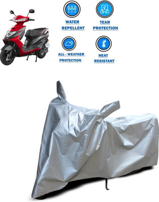 CODOKI Two Wheeler Cover for Ampere(Zeal, Silver)