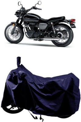 SUGASHRI Waterproof Two Wheeler Cover for Kawasaki(W800 BS6, Blue)