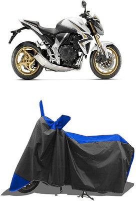 SUGASHRI Waterproof Two Wheeler Cover for Honda(CB 1000R, Blue, Black)