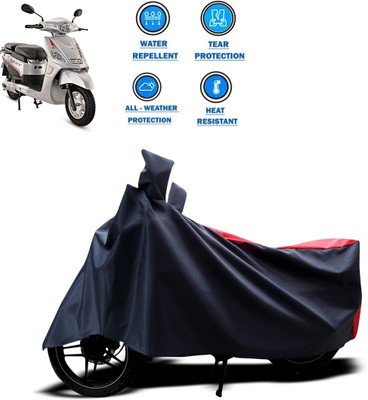 CODOKI Two Wheeler Cover for Hero(Electric NYX e5, Red)