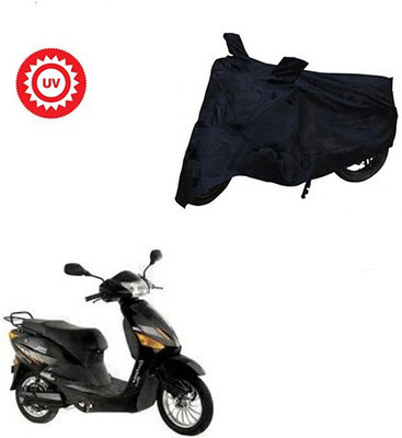 SK AUTO Two Wheeler Cover for Hero(Electric Zippy, Black)