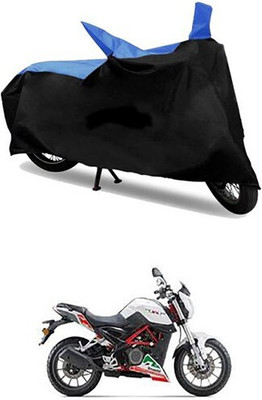 Mdstar Waterproof Two Wheeler Cover for DSK Benelli(TNT 25, Blue, Black)