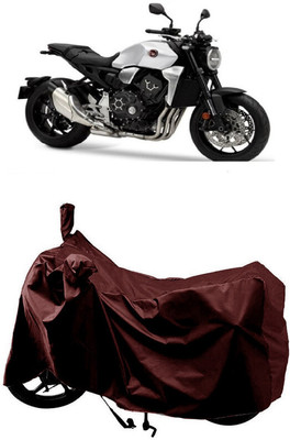 SUGASHRI Waterproof Two Wheeler Cover for Honda(CBR1000RR Fireblade, Maroon)
