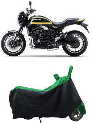 Coxtor Waterproof Two Wheeler Cover for Kawasaki(Z900 RS Cafe Racer BS6, Green)