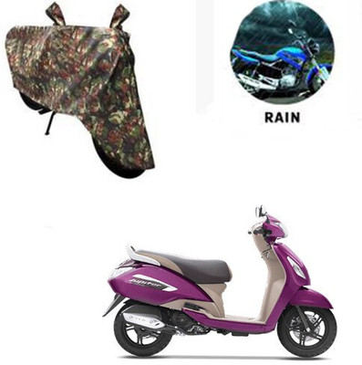 SK AUTO Waterproof Two Wheeler Cover for TVS(Jupiter, Multicolor)