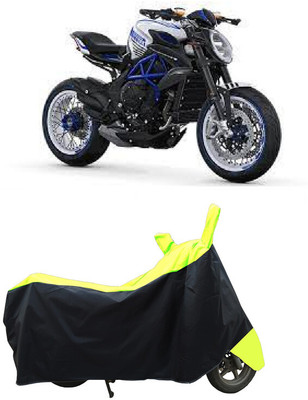 Coxtor Waterproof Two Wheeler Cover for MV Agusta(Dragster800 RR, Yellow)