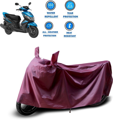 CODOKI Waterproof Two Wheeler Cover for Yamaha(Ray Z, Maroon)