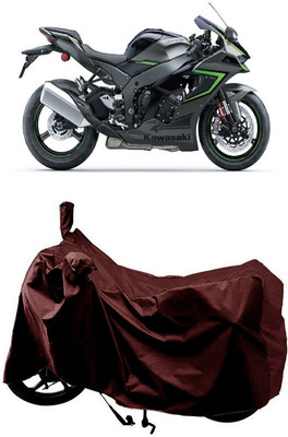 SUGASHRI Waterproof Two Wheeler Cover for Kawasaki(Ninja ZX 10R BS6, Maroon)