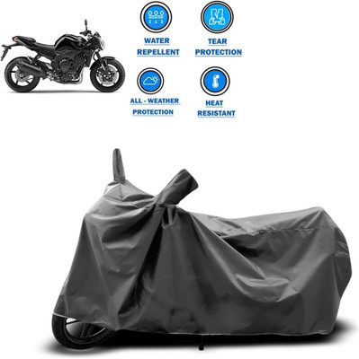 CODOKI Two Wheeler Cover for Yamaha(FZ-S FI, Grey)