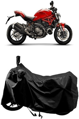 SUGASHRI Waterproof Two Wheeler Cover for Ducati(Monster 82, Black)
